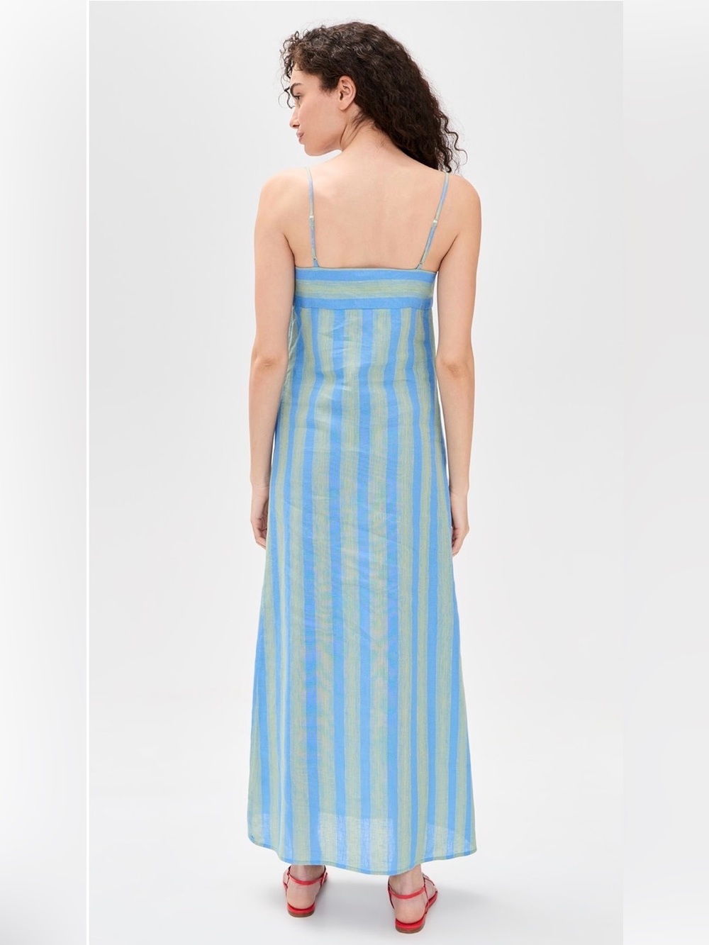 STAUD Laura Linen Maxi Dress - Picture 2 of 5